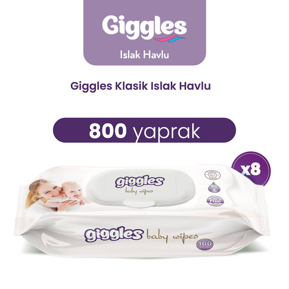 Giggles Islak Havlu Klasik 800 Adet - 1