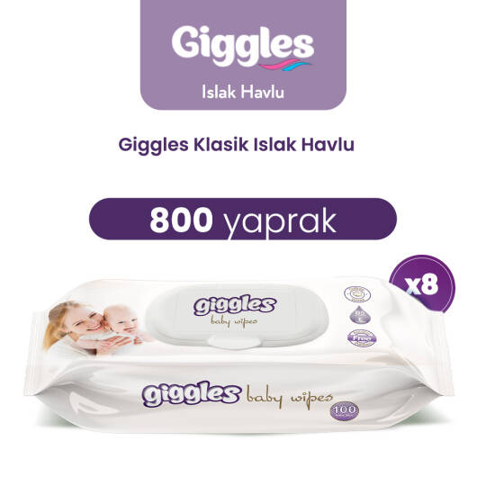 Giggles Islak Havlu Klasik 800 Adet