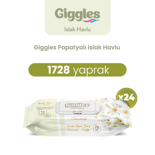 Giggles Islak Havlu Papatya 1728 Adet
