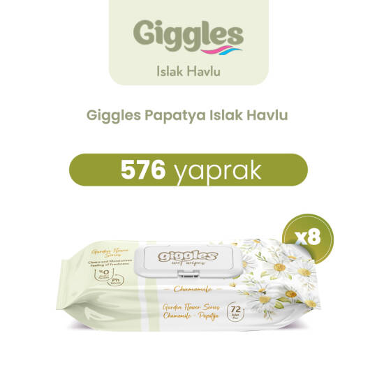 Giggles Islak Havlu Papatya 576 Adet