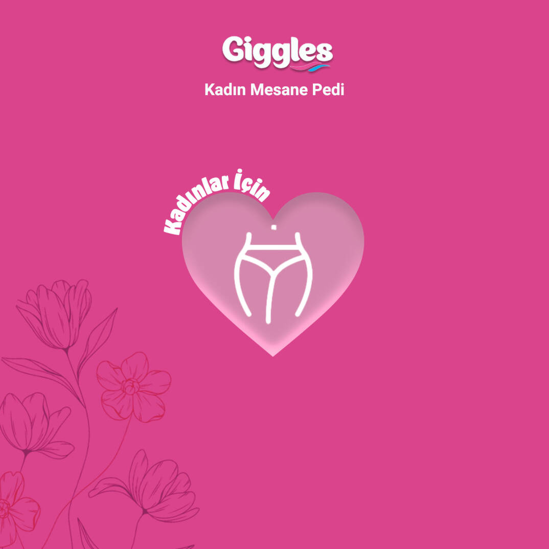 Giggles Kadın Mesane Pedi L-Large Beden 10 Adet - 4