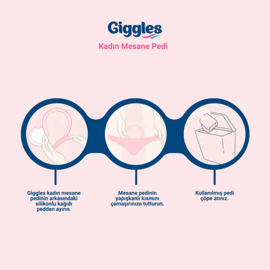 Giggles Kadın Mesane Pedi L-Large Beden 20 Adet - 2