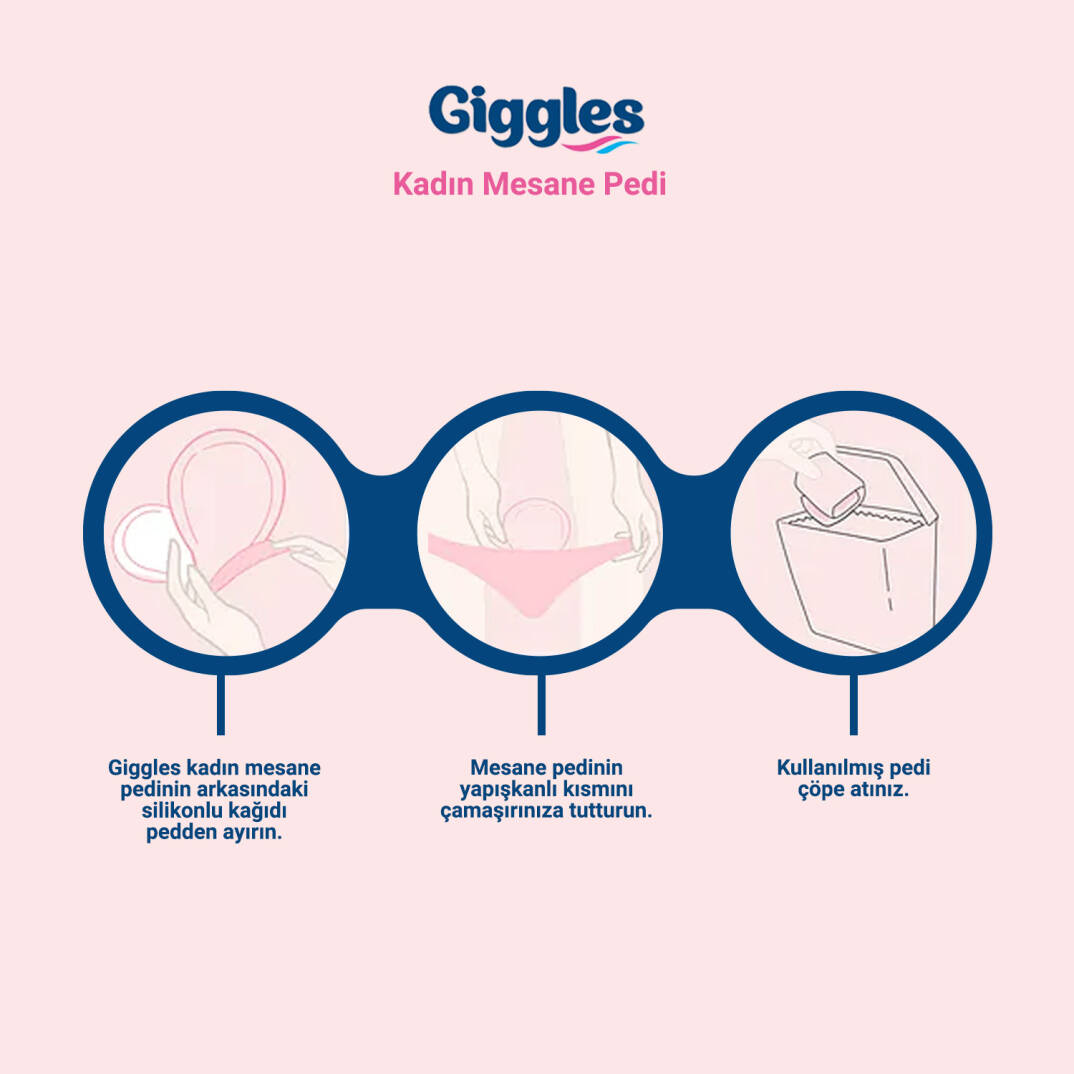 Giggles Kadın Mesane Pedi L-Large Beden 20 Adet - 2