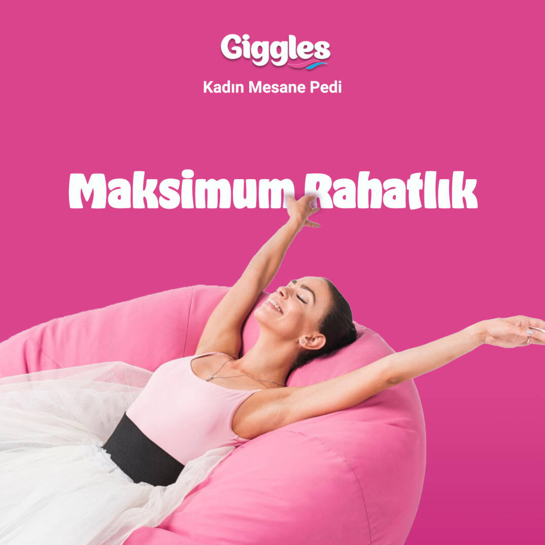 Giggles Kadın Mesane Pedi L-Large Beden 20 Adet - 5