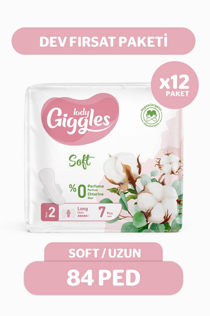 Giggles Lady Soft Uzun Hijyenik Ped 84 Adet - 1