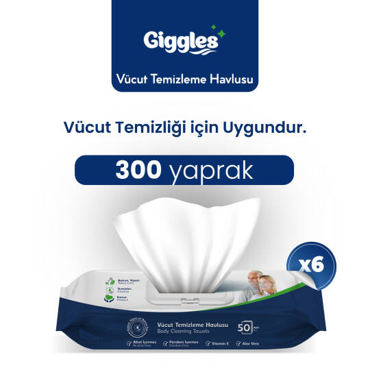 Giggles Perine ve Vücut Temizleme Havlusu 300 Adet