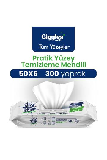Giggles Pratik Yüzey Temizleme Havlusu 300 Adet