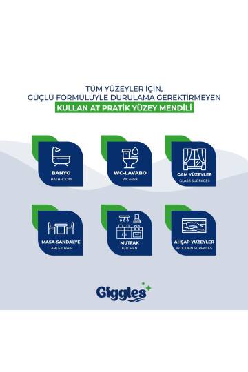 Giggles Pratik Yüzey Temizleme Havlusu 300 Adet - 2