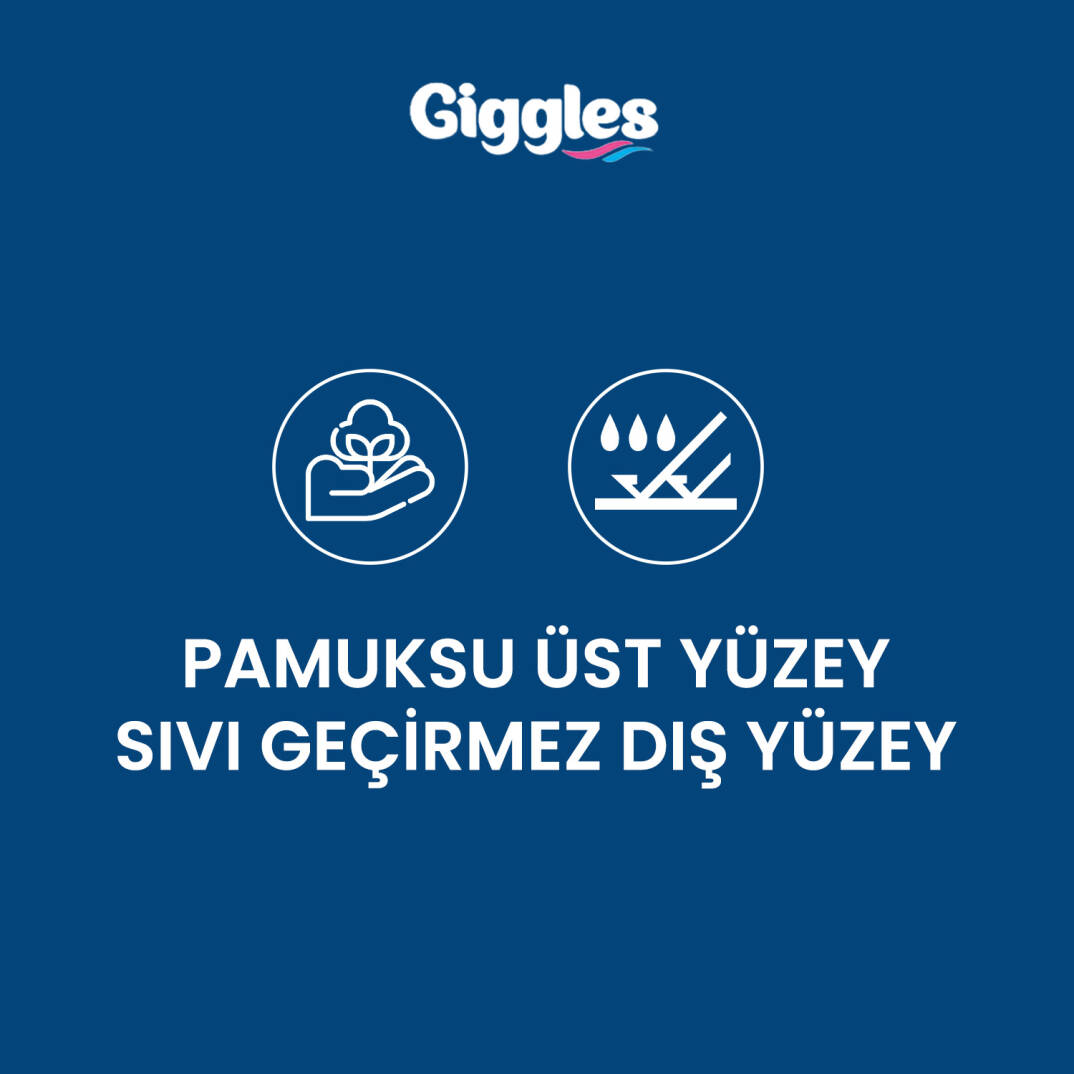 Giggles Yatak Koruyucu Örtü  90x180 Cm 30 Adet - 2