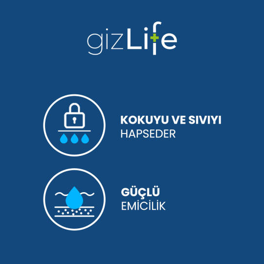 Gizlife Yatak Koruyucu Örtü 60x90 Cm 120 Adet - 2