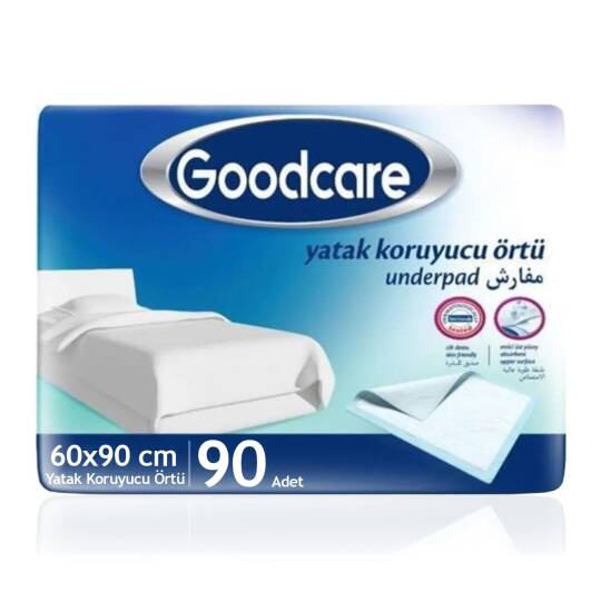 Goodcare Yatak Koruyucu Örtü 60x90 Cm 90 Adet