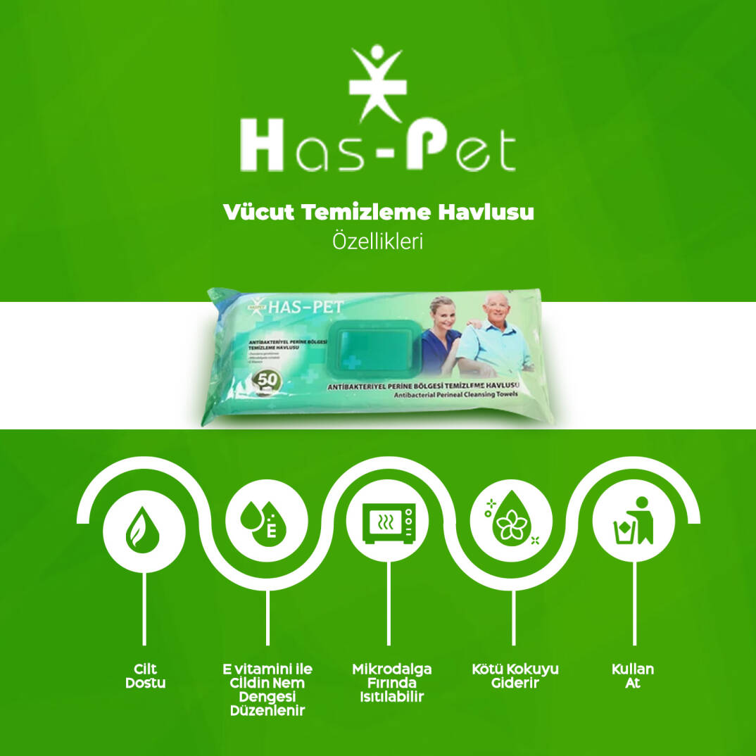 Haspet Perine Temizleme 30x32 Cm 300 Adet - 2