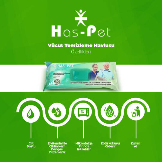 Haspet Perine Temizleme 30x32 Cm 600 Adet - 2