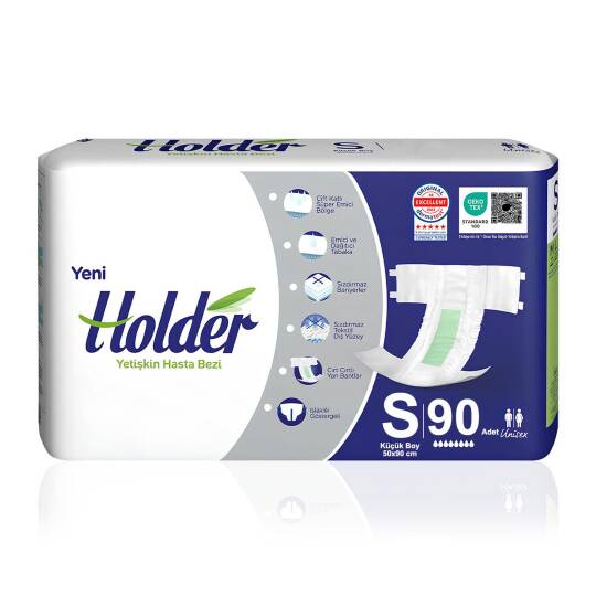 Holder Belbantlı Hasta Bezi S-Small Beden 90 Adet