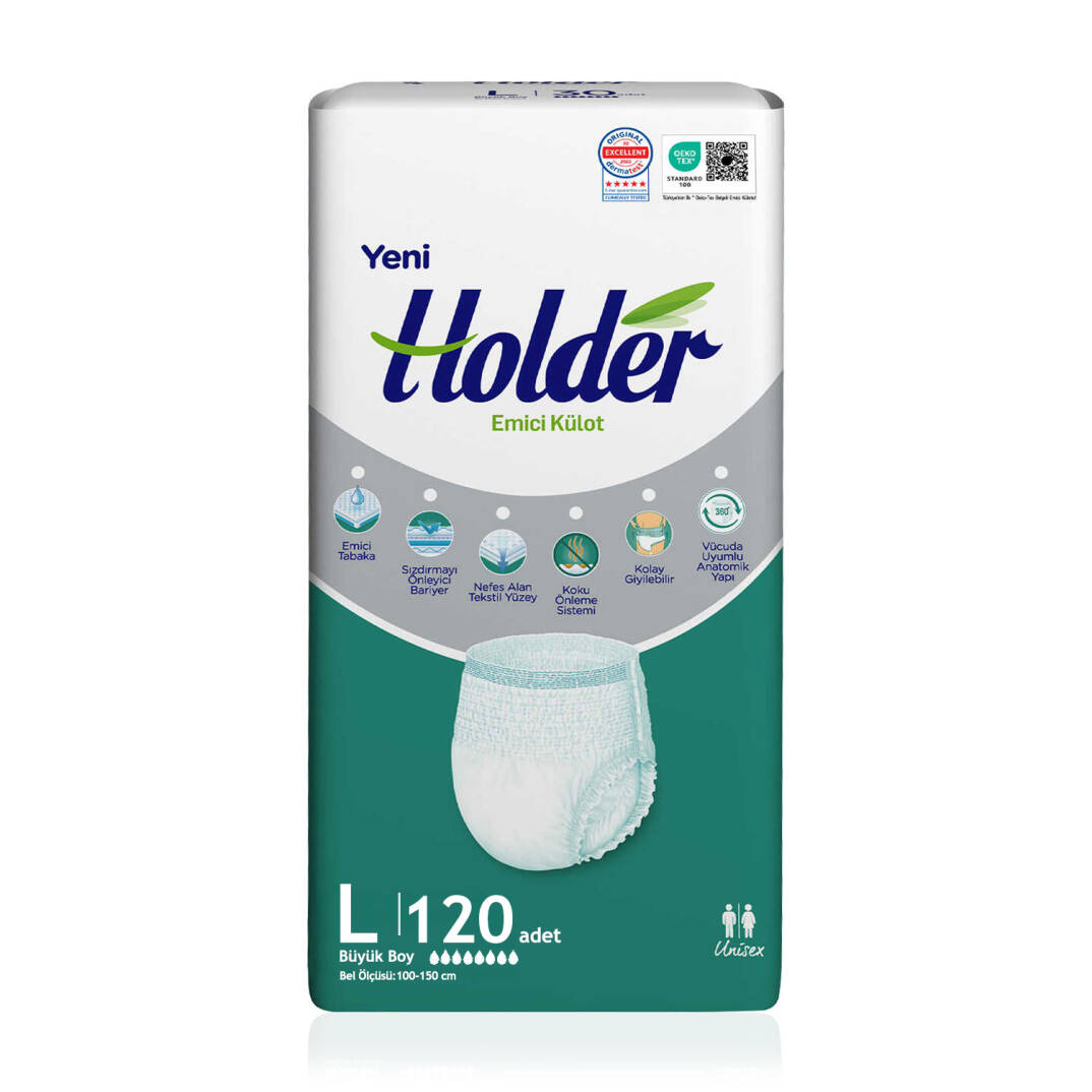 Holder Emici Külot L-Large Beden 120 Adet - 1