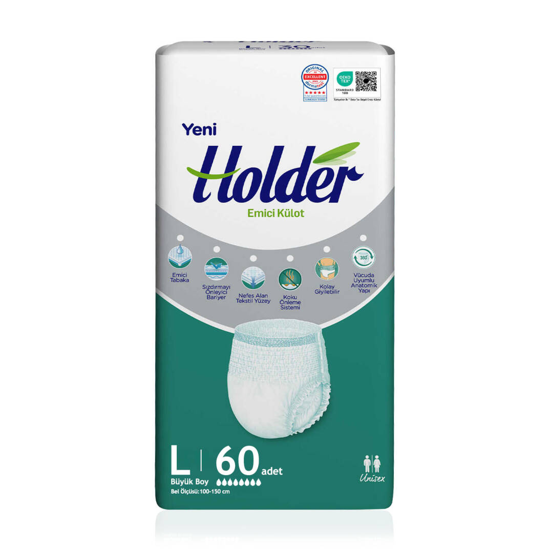 Holder Emici Külot L-Large Beden 60 Adet - 1