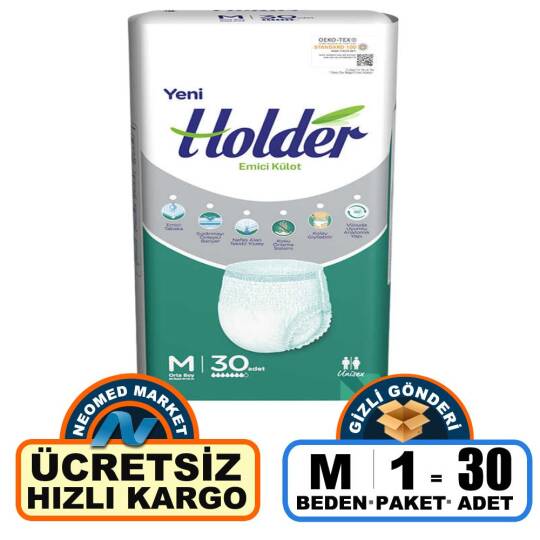 Holder Emici Külot M-Medium Beden 30 Adet
