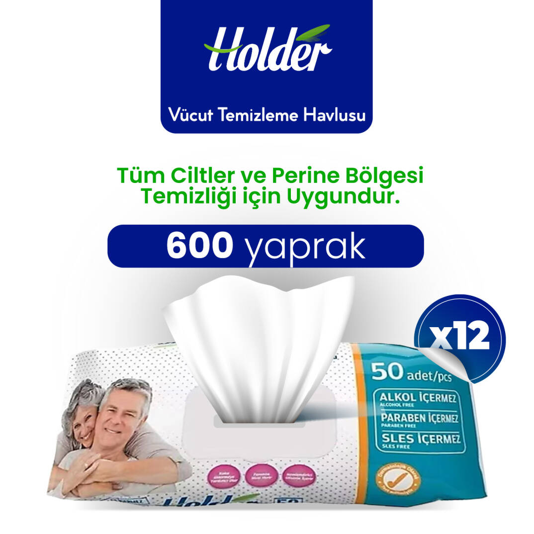 Holder Vücut Temizleme Havlusu 600 Adet - 1