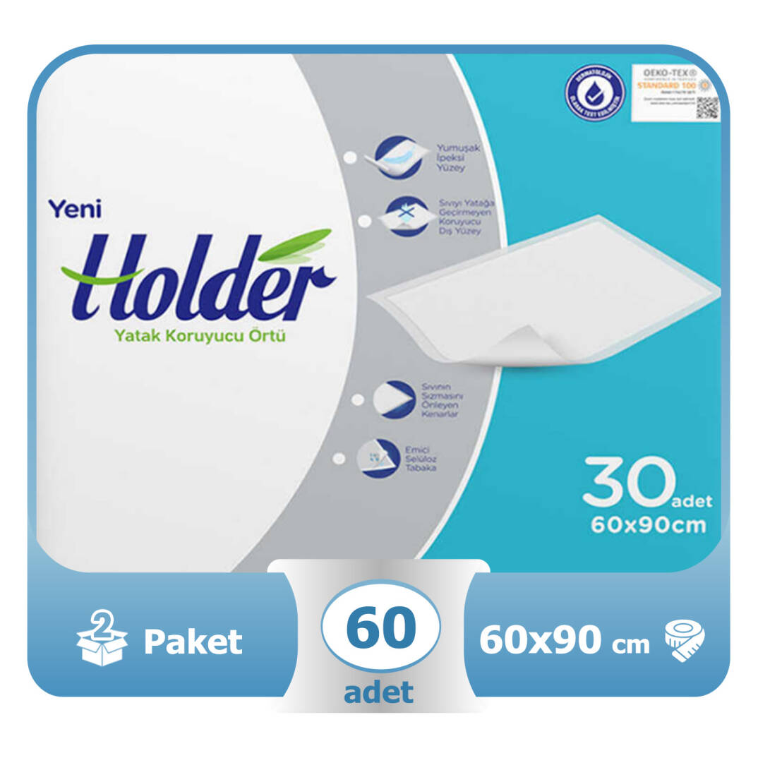 Holder Yatak Koruyucu Örtü 60x90 Cm 60 Adet - 1