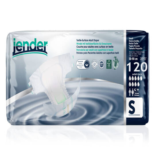 Jender Bel Bantlı Hasta Bezi S-Small Beden 120 Adet