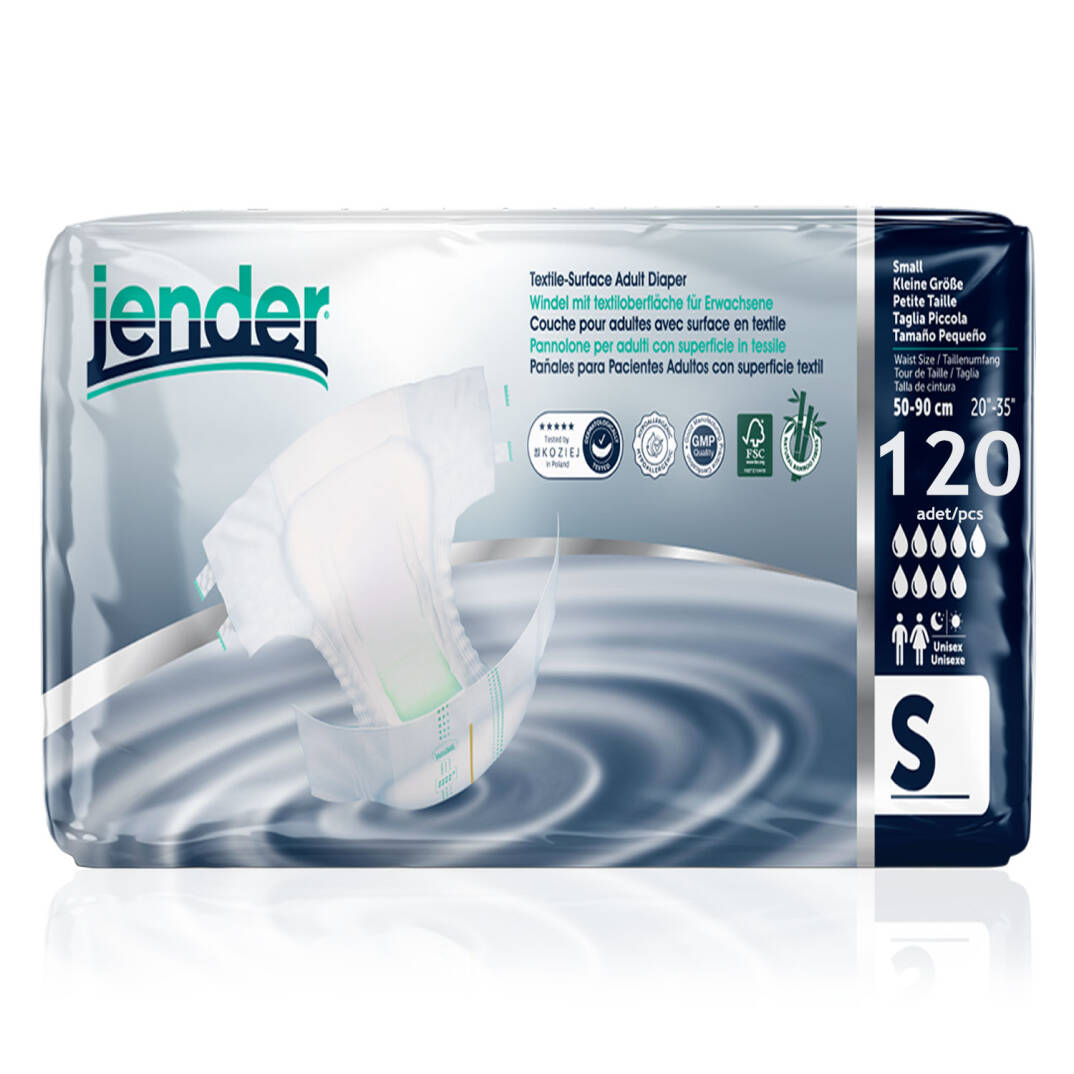 Jender Bel Bantlı Hasta Bezi S-Small Beden 120 Adet - 1