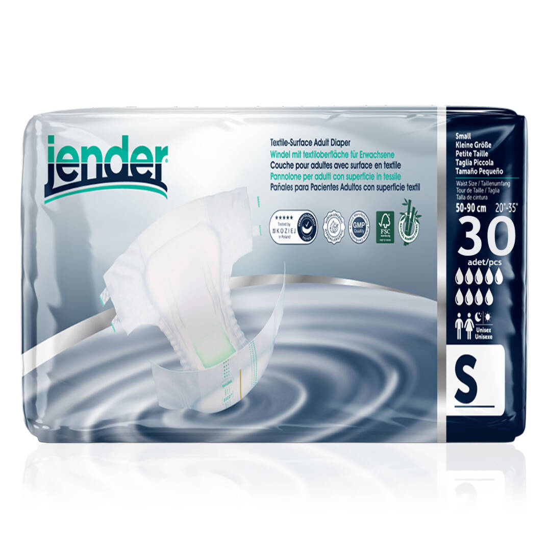 Jender Bel Bantlı Hasta Bezi S-Small Beden 30 Adet - 1