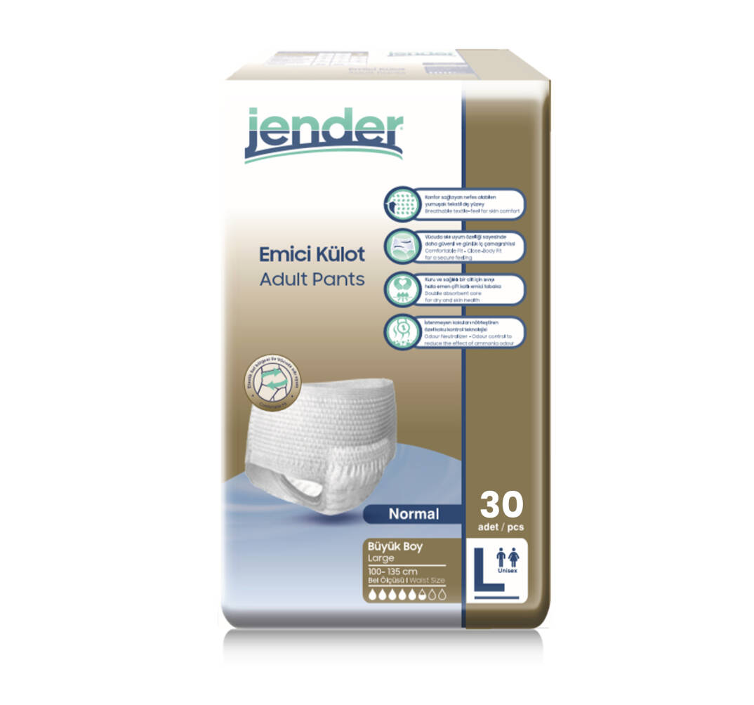 Jender Emici Külot L-Large Beden 30 Adet - 1