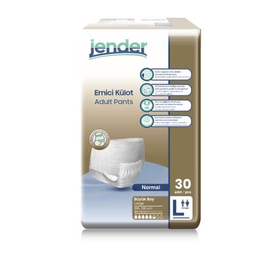 Jender Emici Külot L-Large Beden 30 Adet