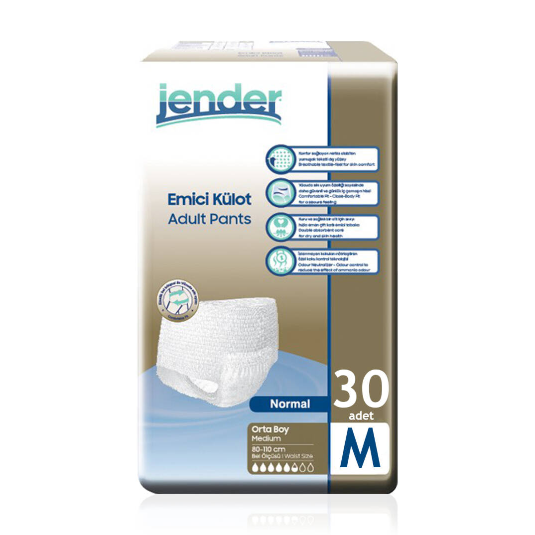 Jender Emici Külot M-Medium Beden 30 Adet - 1