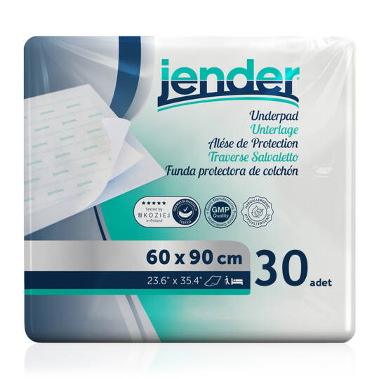 Jender Yatak Koruyucu Örtü 60×90 Cm 30 Adet