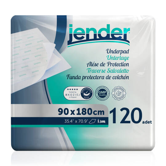 Jender Yatak Koruyucu Örtü 90×180 Cm 120 Adet