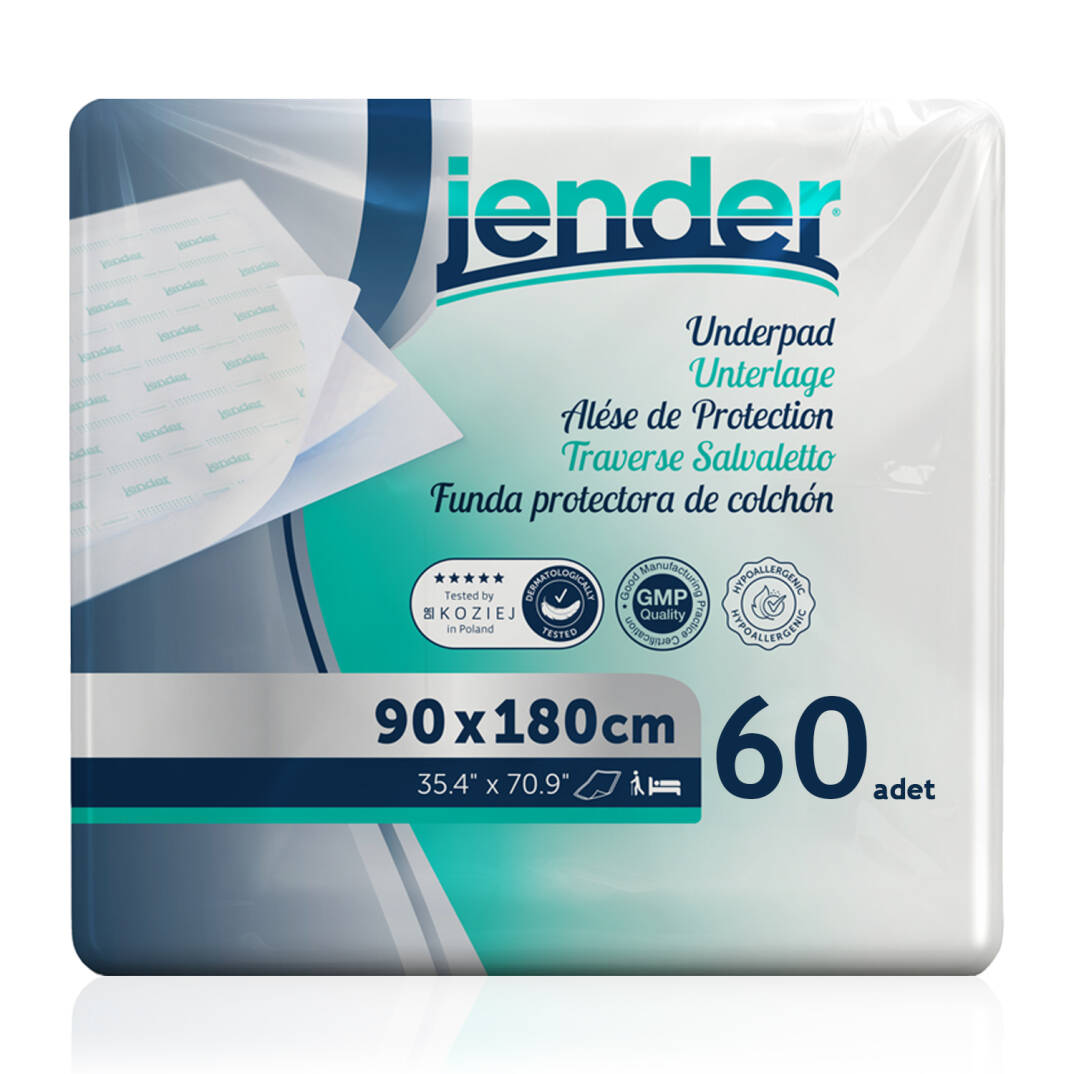 Jender Yatak Koruyucu Örtü 90×180 Cm 60 Adet - 1