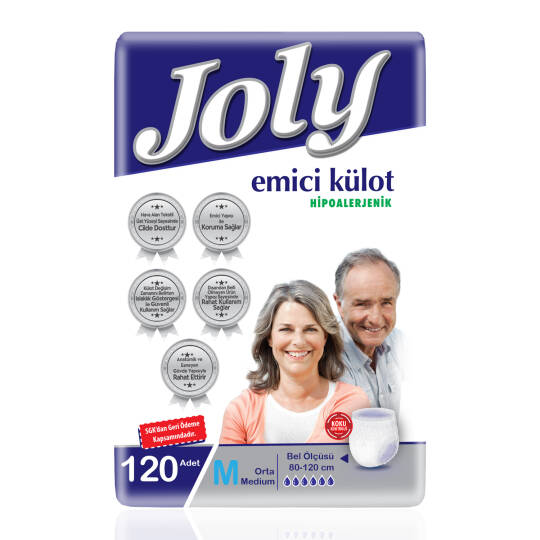 Joly Emici Külot M-Medium Beden 120 Adet