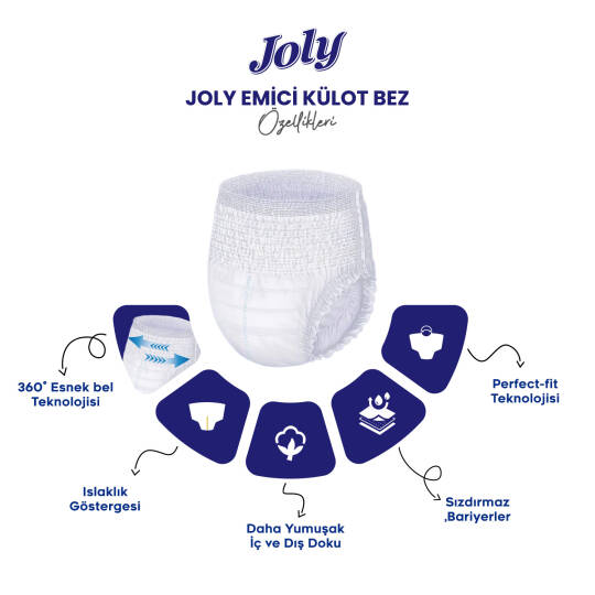 Joly Emici Külot M-Medium Beden 60 Adet - 3