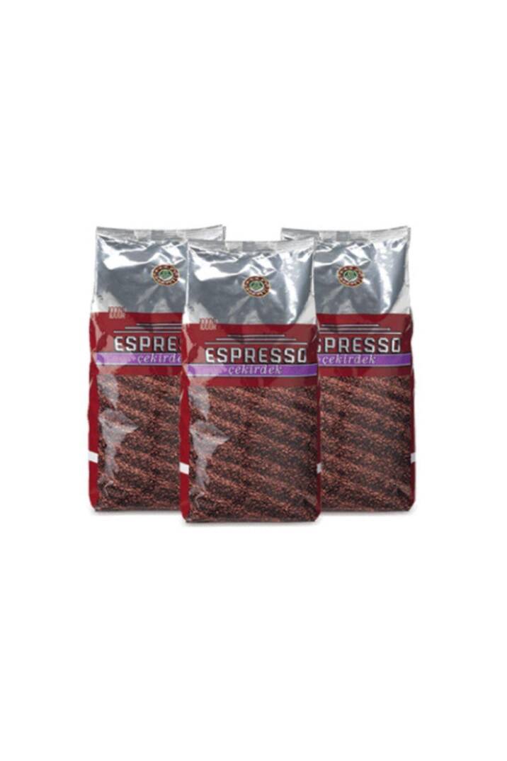 Kahve Dünyası Espresso Çekirdek Kahve 1 Kg 3 Adet - 1