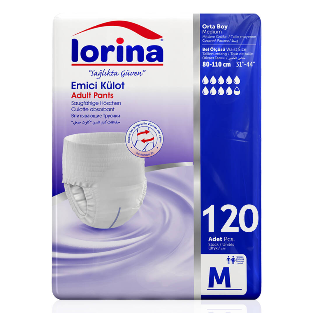 Lorina Emici Külot M-Medium Beden 120 Adet - 1