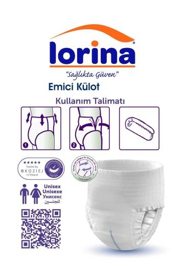 Lorina Emici Külot M-Medium Beden 30 Adet - 2