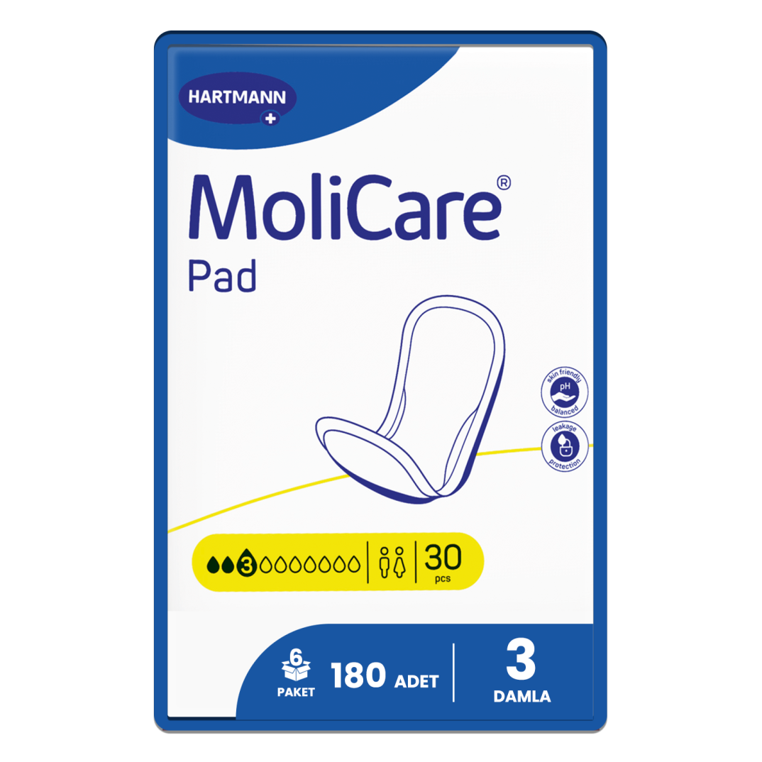 Molicare Pad 3 Damla Mesane Pedi 180 Adet - 1