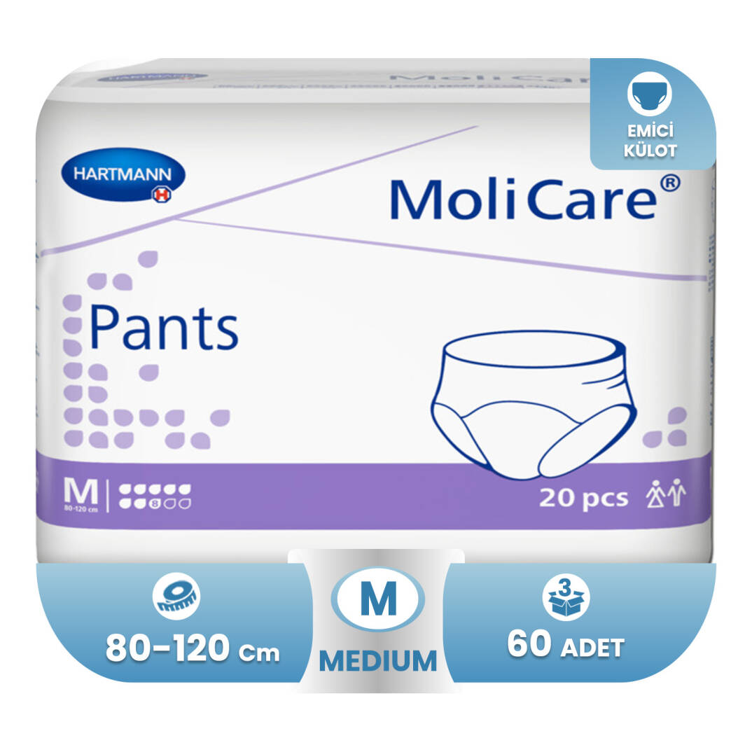 Molicare Pants 8 Damla M-Medium Beden 60 Adet - 1