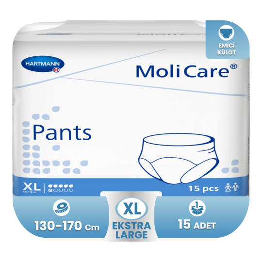 Molicare Pants Emici Külot 6 Damla XL-Extra Large Beden 15 Adet