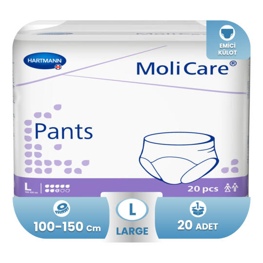 Molicare Pants Emici Külot 8 Damla L-Large Beden 20 Adet