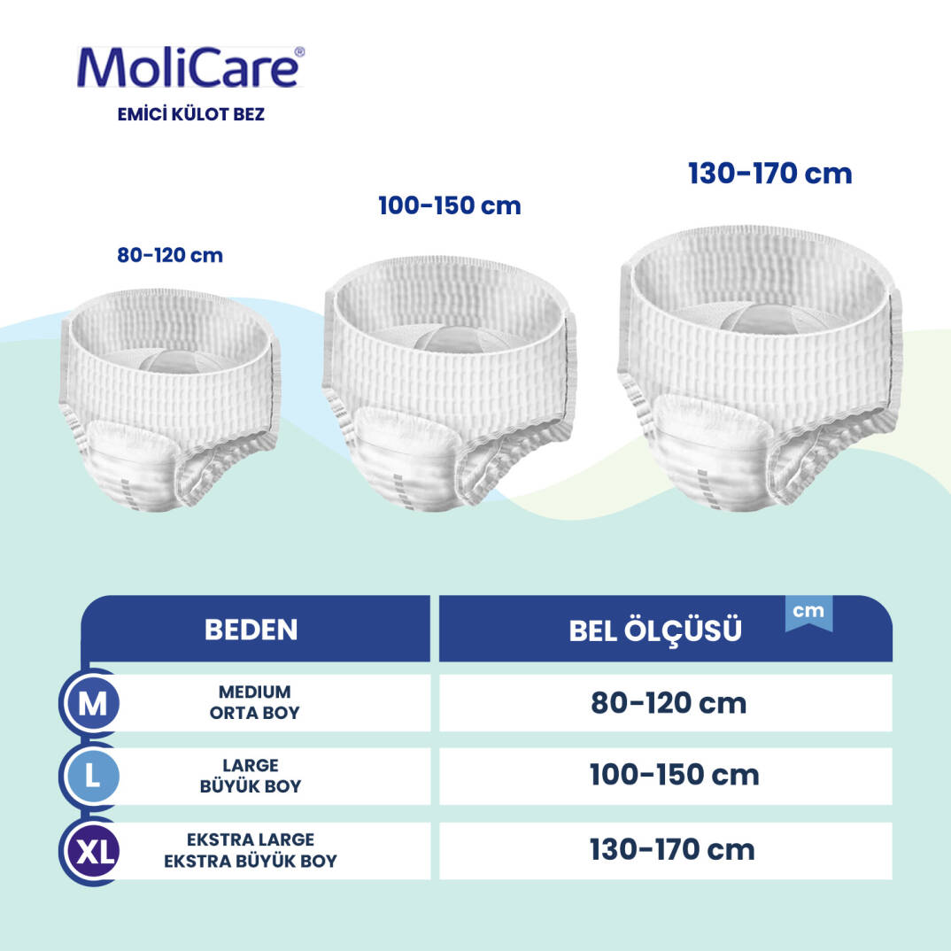 Molicare Pants Emici Külot 8 Damla L-Large Beden 80 Adet - 2