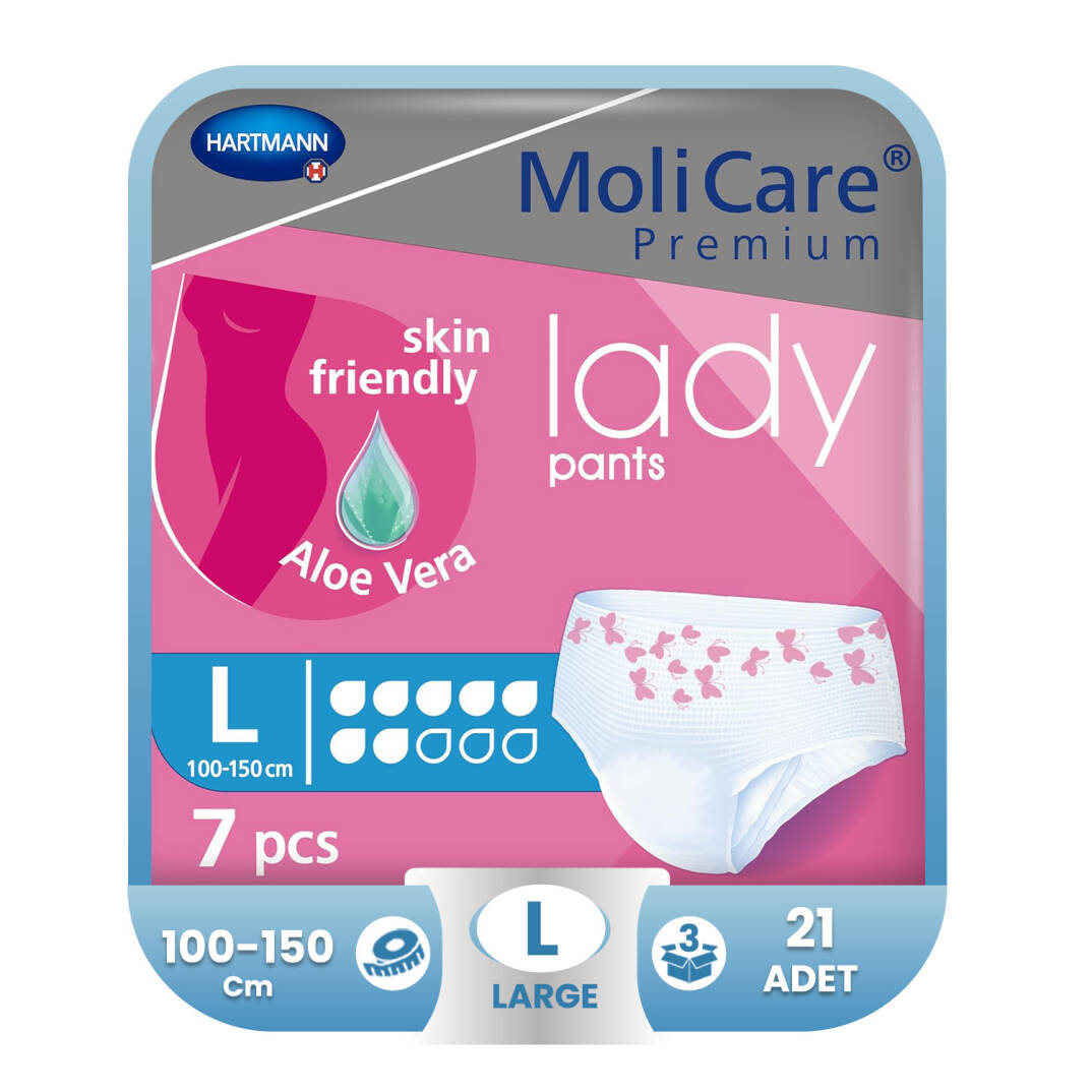 Molicare Premium Lady Emici Külot L-Large Beden 21 Adet (7 Damla) - 1