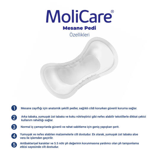 Molicare Premium Lady Pad 5 Damla Mesane Pedi 84 Adet - 2