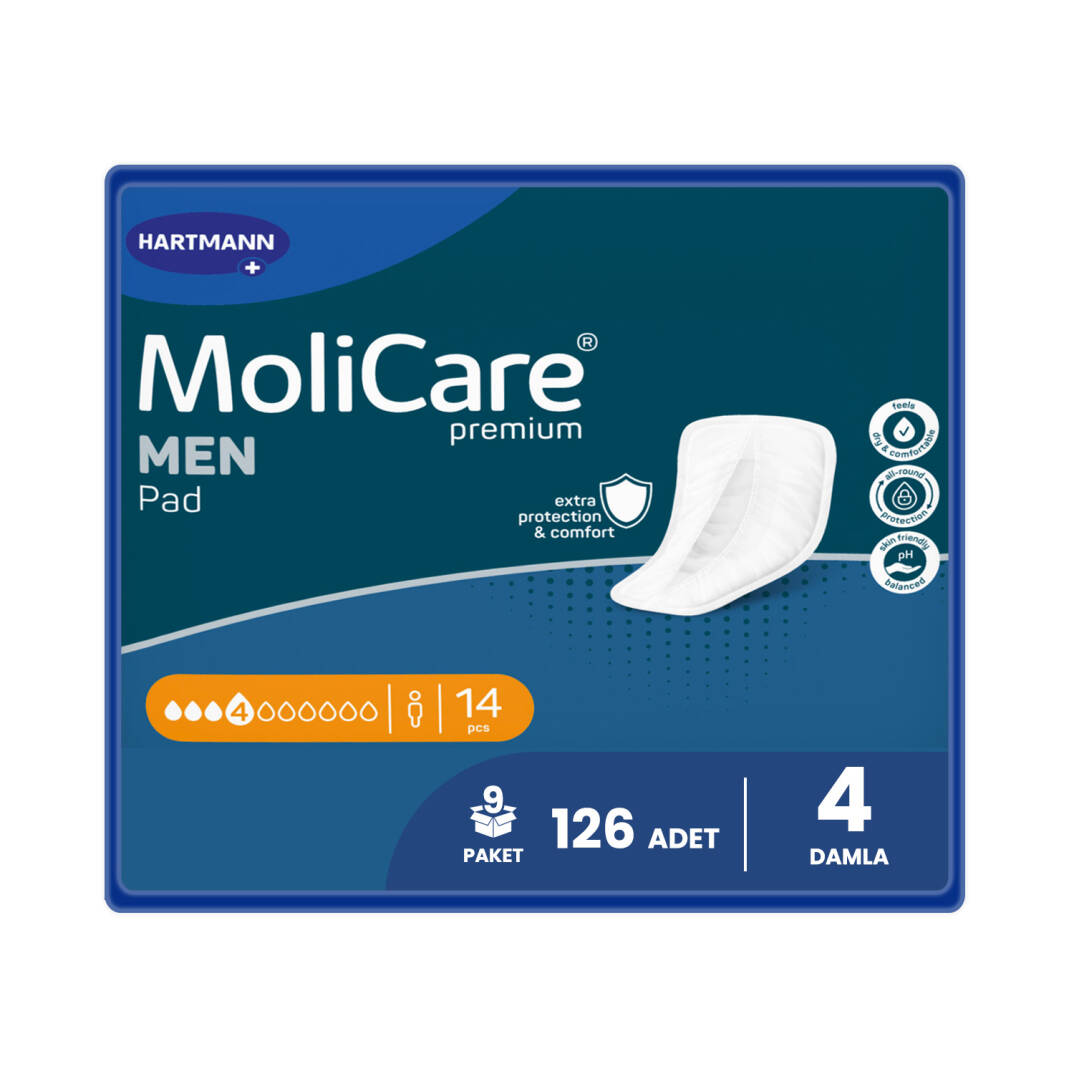 Molicare Premium Men 4 Damla Mesane Pedi 126 Adet - 1