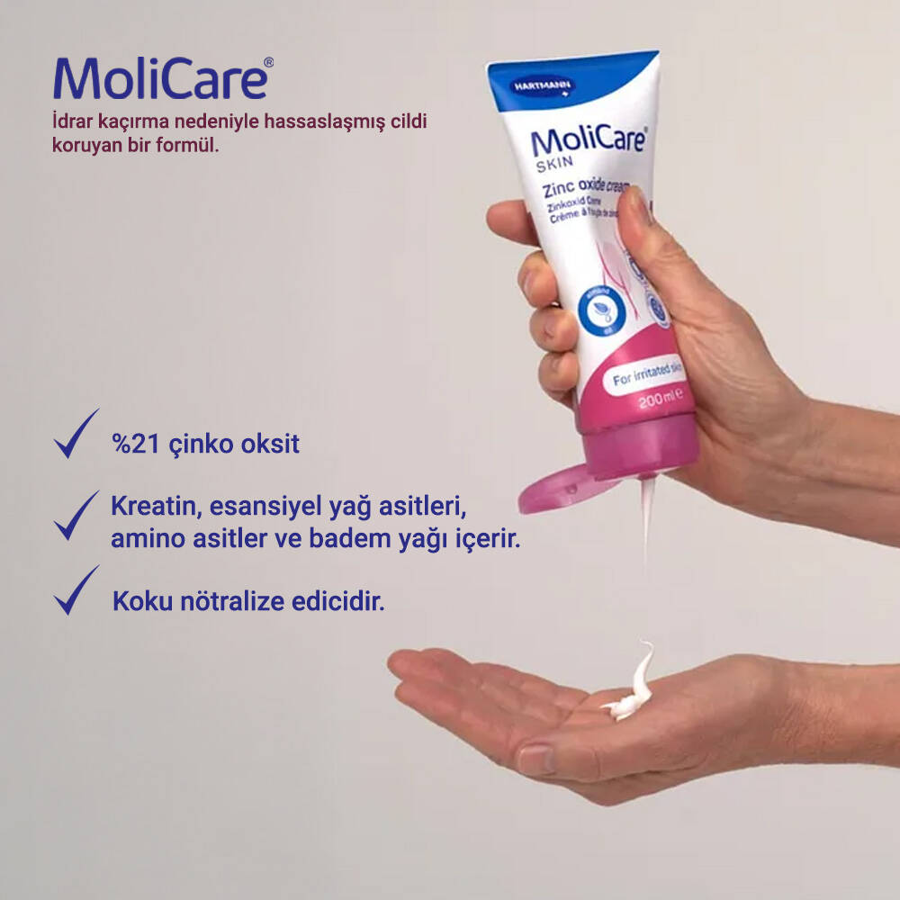 Molicare Skin Koruyucu Çinkolu Krem 200 ml - 2 Adet - 2