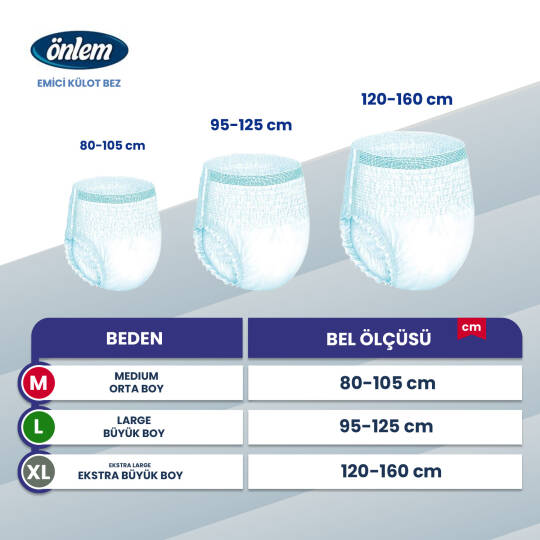 Önlem Emici Külot L-Large Beden 60 Adet - 2
