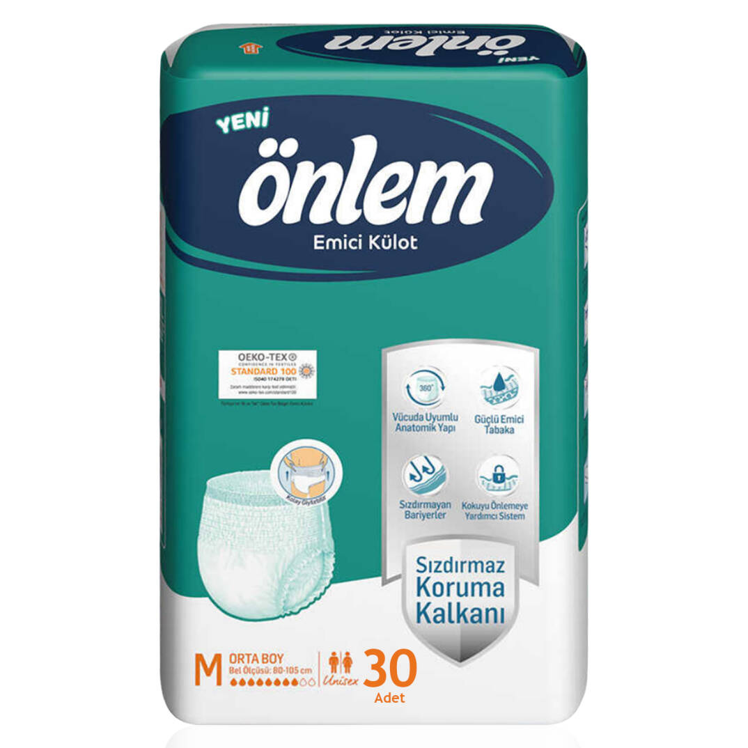 Önlem Emici Külot M-Medium Beden 30 Adet - 1