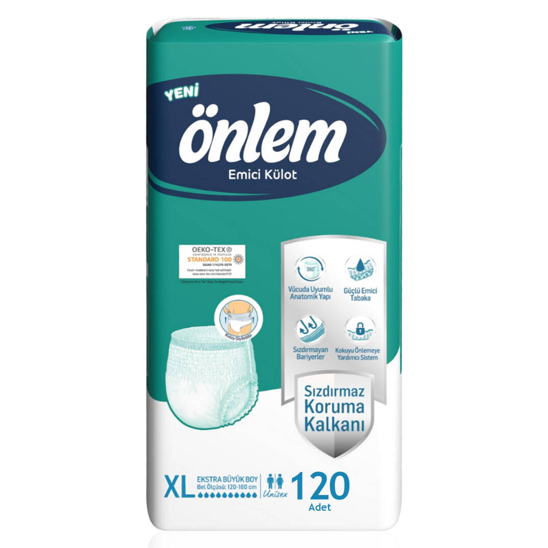 Önlem Emici Külot XL-Extra Large Beden 120 Adet - 1