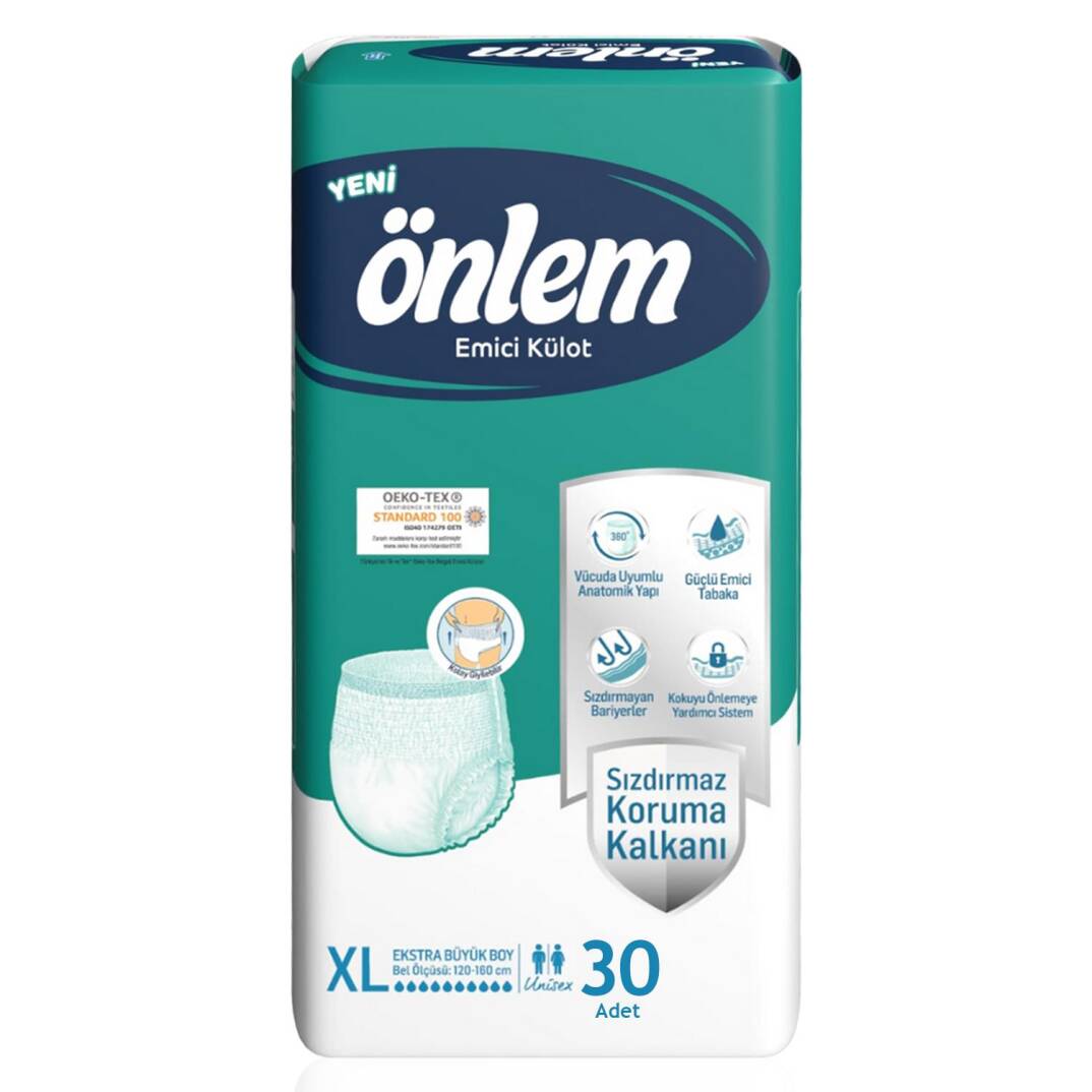 Önlem Emici Külot XL-Extra Large Beden 30 Adet - 1